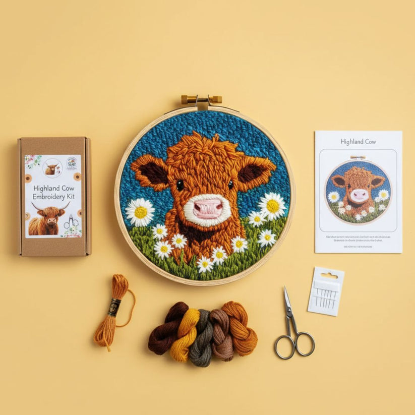 Punch Needle Kit +Threads – Clayish