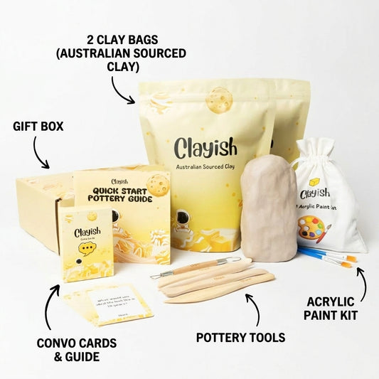 Clayish Pottery Kit (NEW)